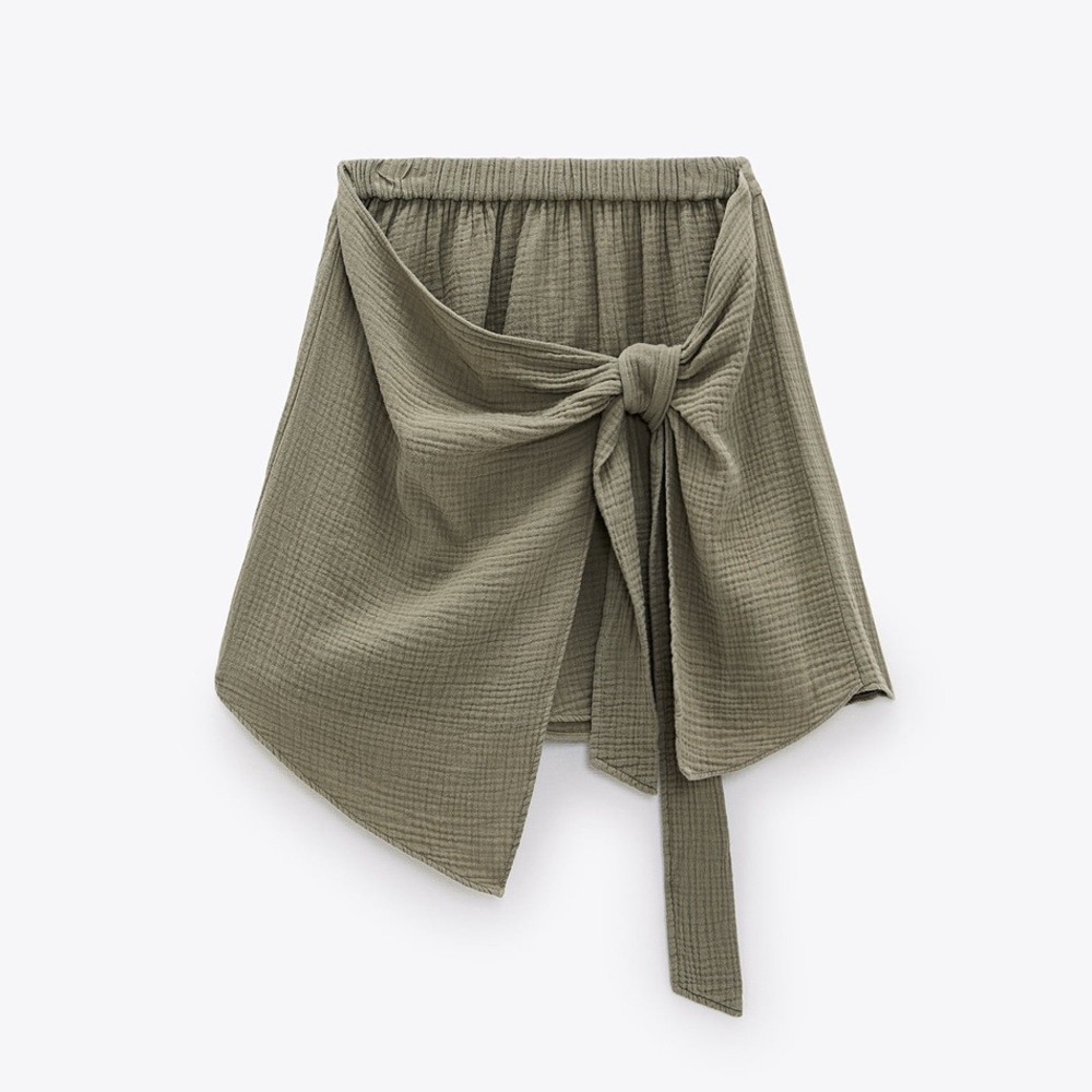 Zara Soft Knotted Skirt